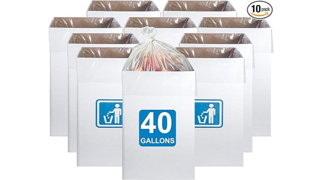 large cardboard event cans