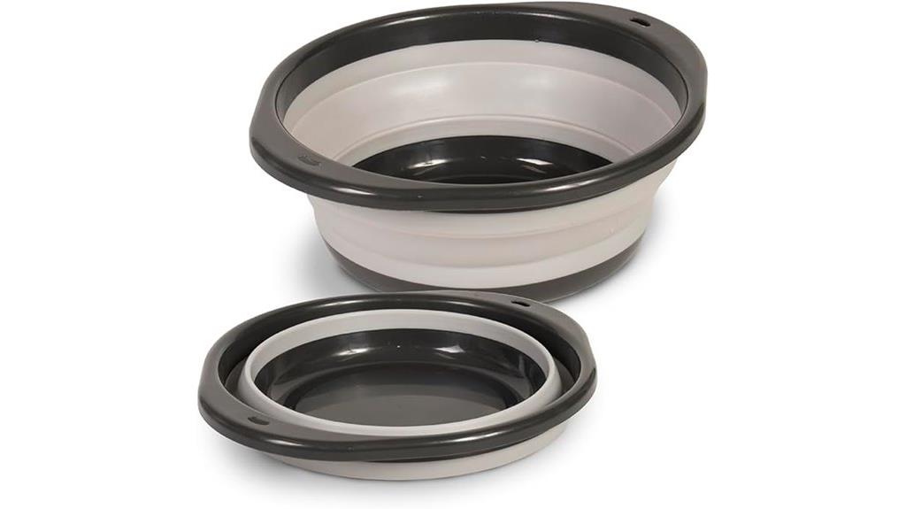 large collapsible mixing bowl