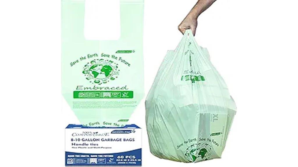 large compostable trash bags