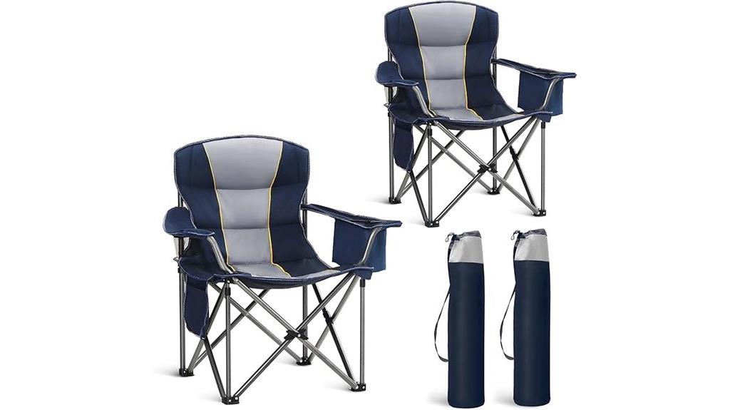 large foldable camping chairs