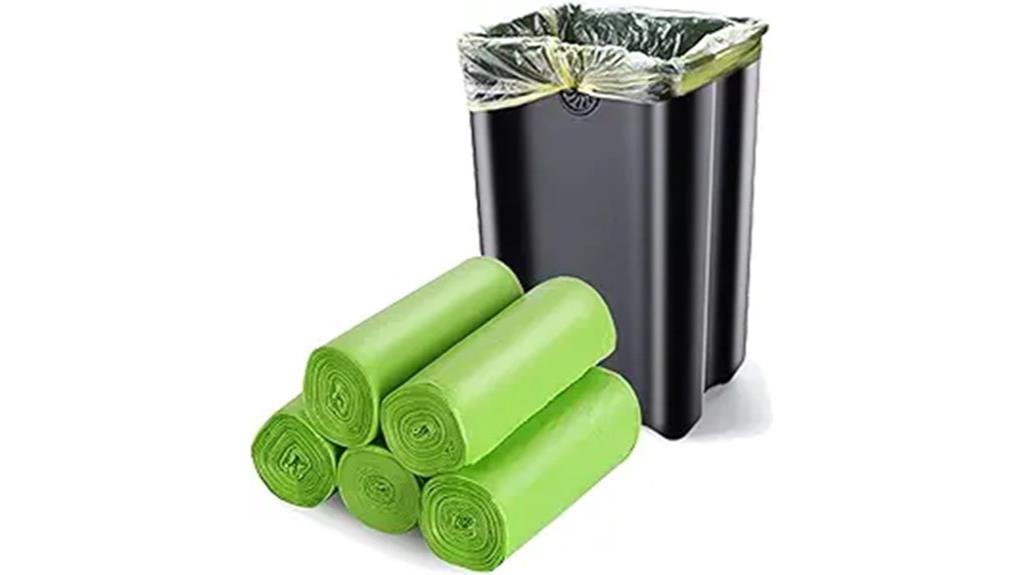 large green trash bags