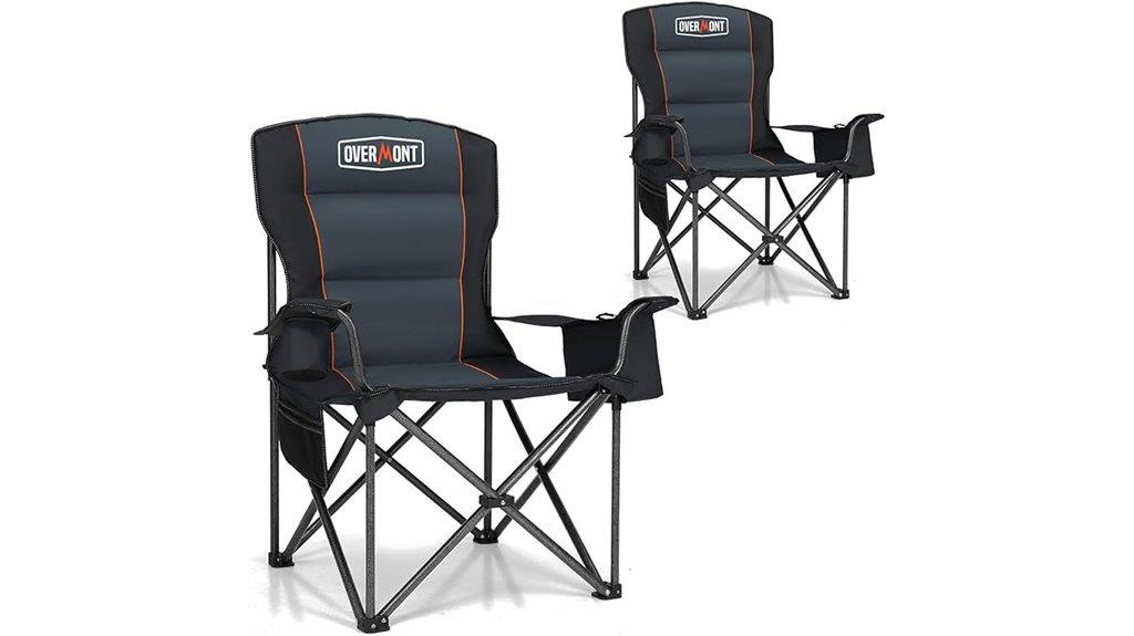 large portable camping chair