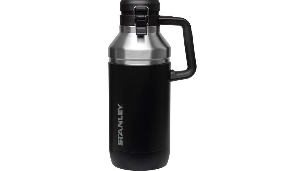 large stainless steel bottle