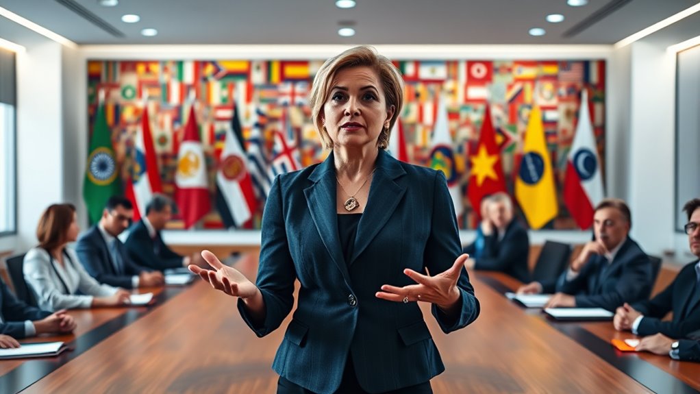 leader discusses multi national coalition