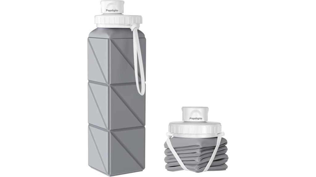 leakproof silicone water bottle