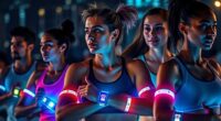 led armbands with heart rate