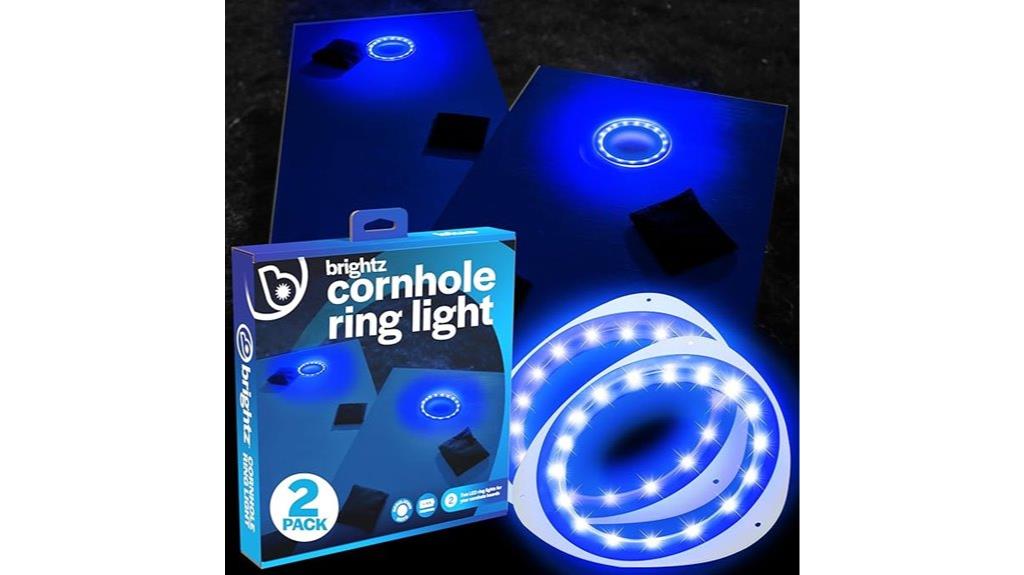 led cornhole board lights