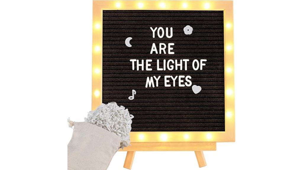 led light letter board
