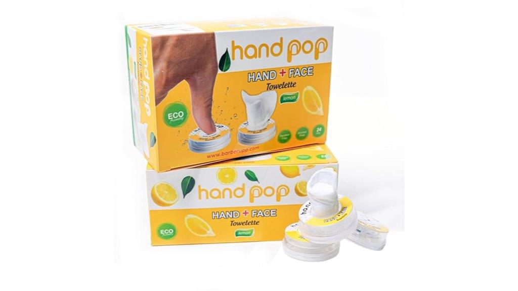 lemon scented travel wipes