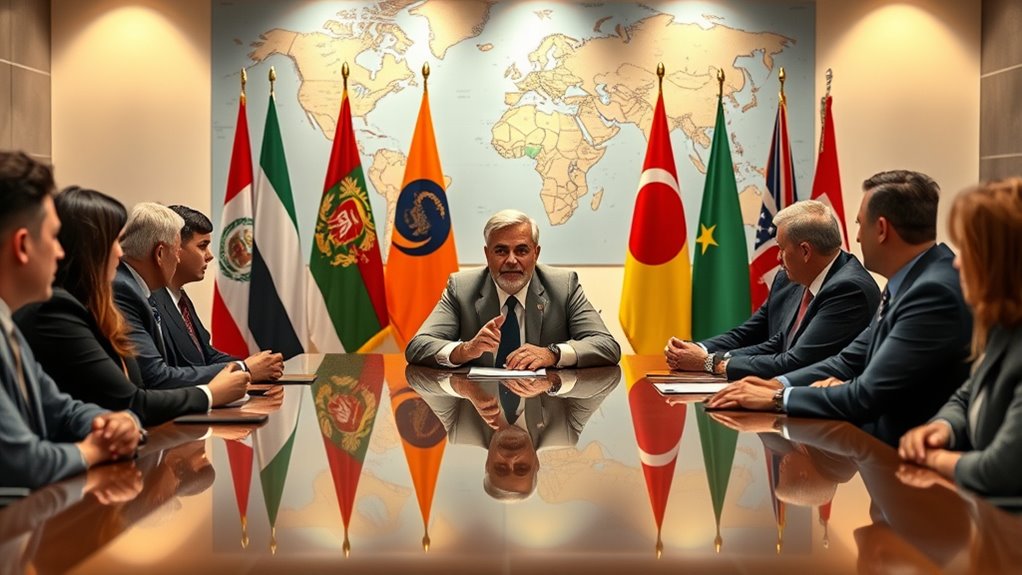 manage alliances and tensions