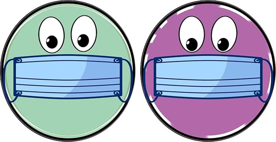 mask face vinyl stickers