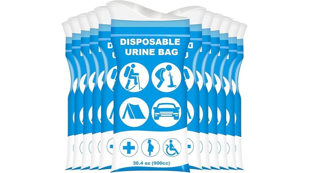 men s disposable urine bags
