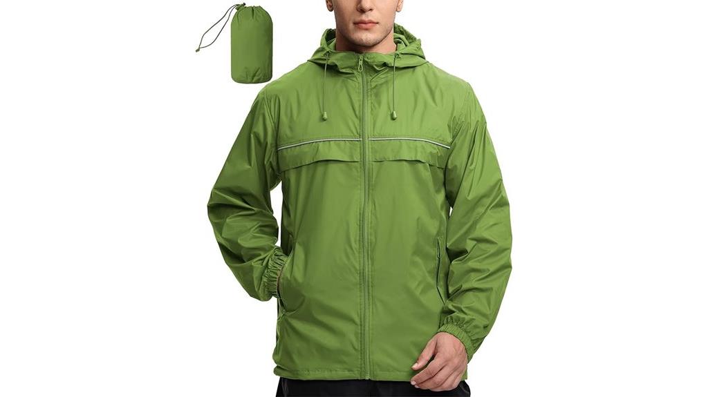 men s waterproof windbreaker jacket