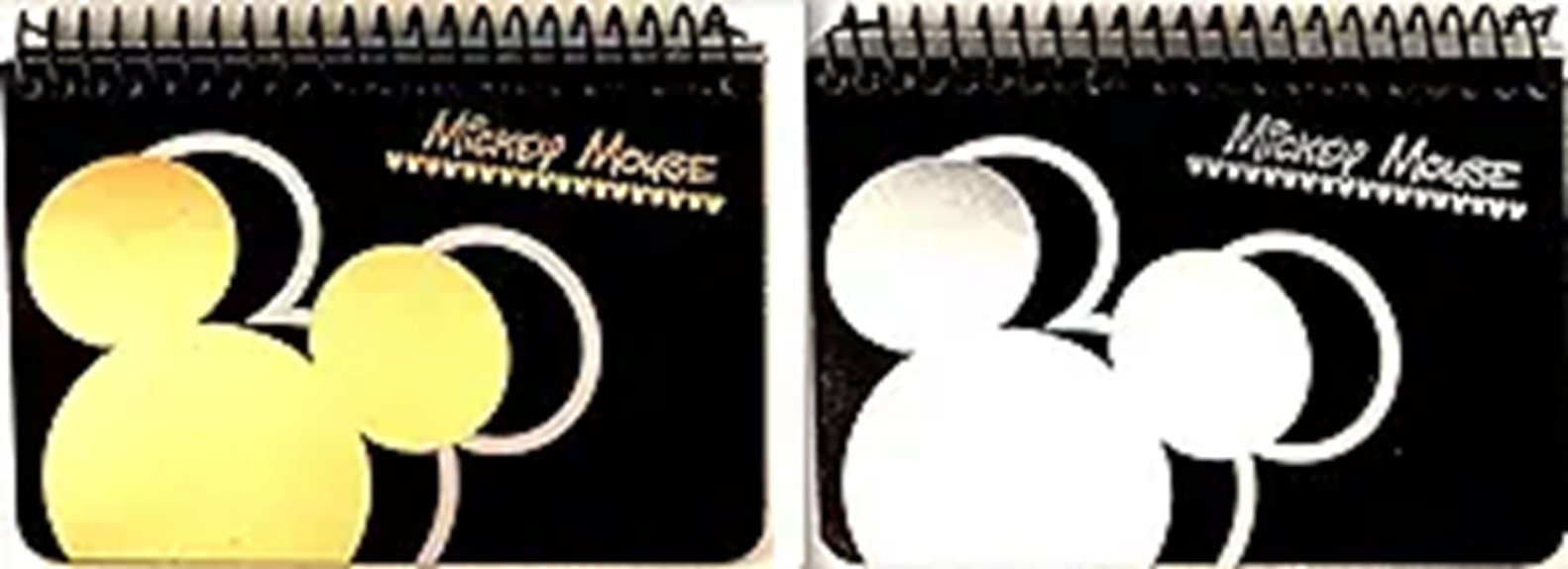 mickey mouse spiral books