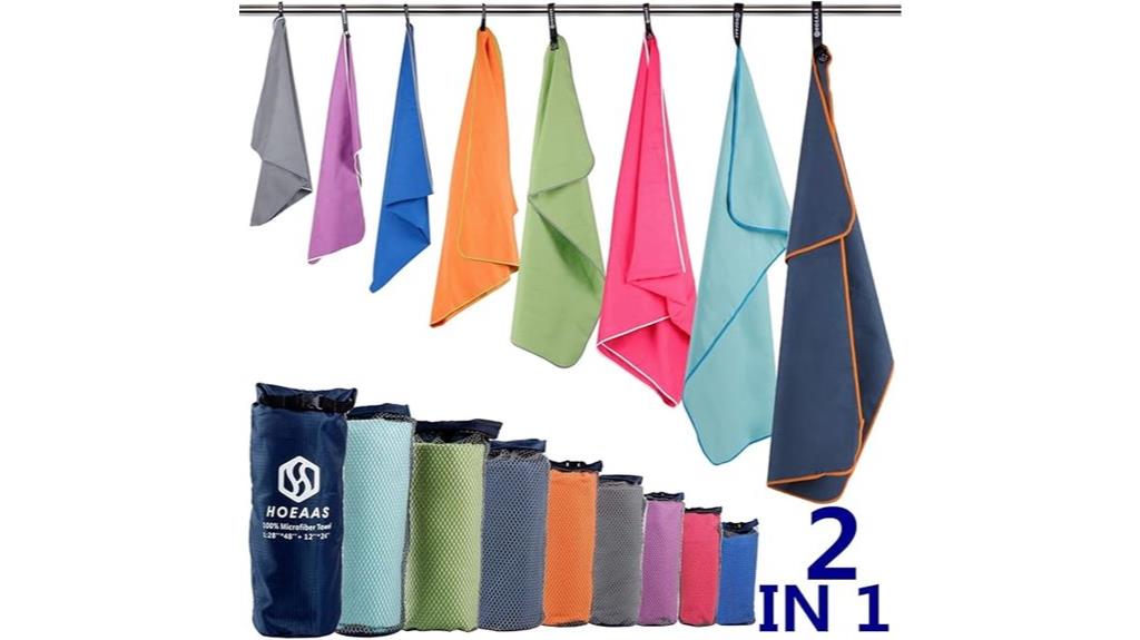 microfiber camping towel pack