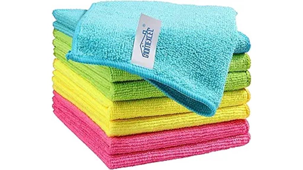 microfiber cloths assorted colors