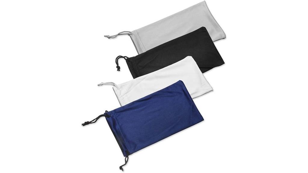 microfiber sunglasses cleaning pouch