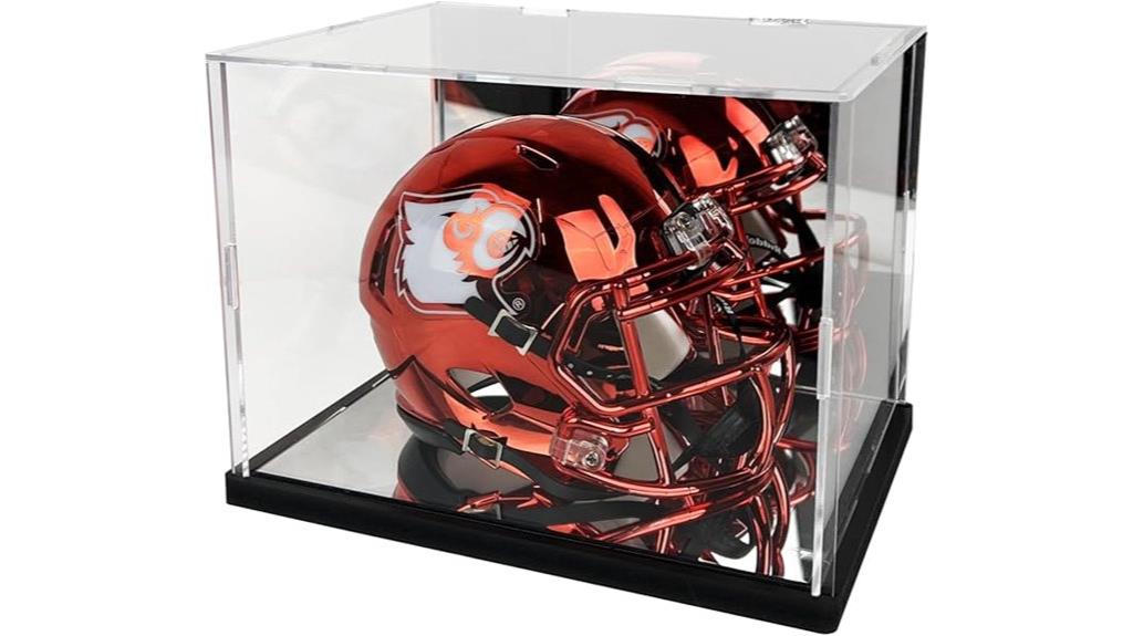 mini helmet display case