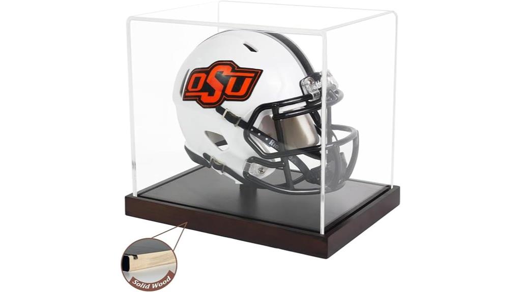 mini helmet display case