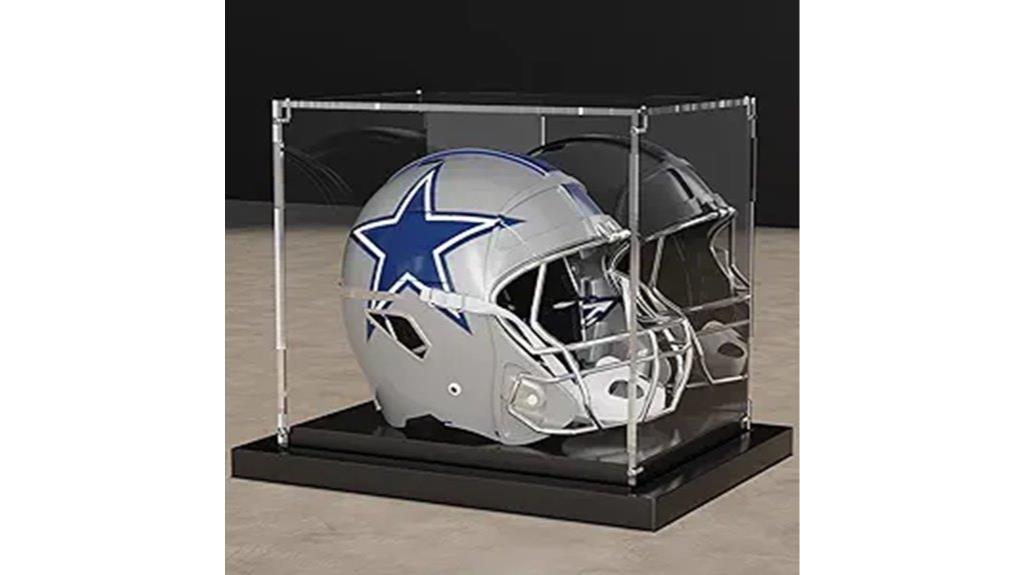 mini helmet display case