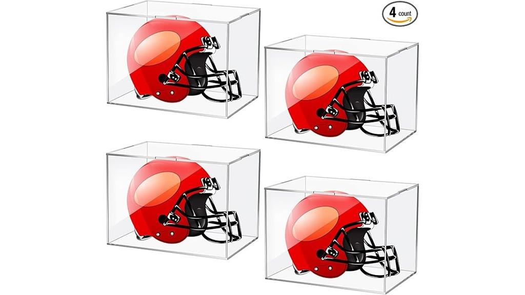 mini helmet display cases