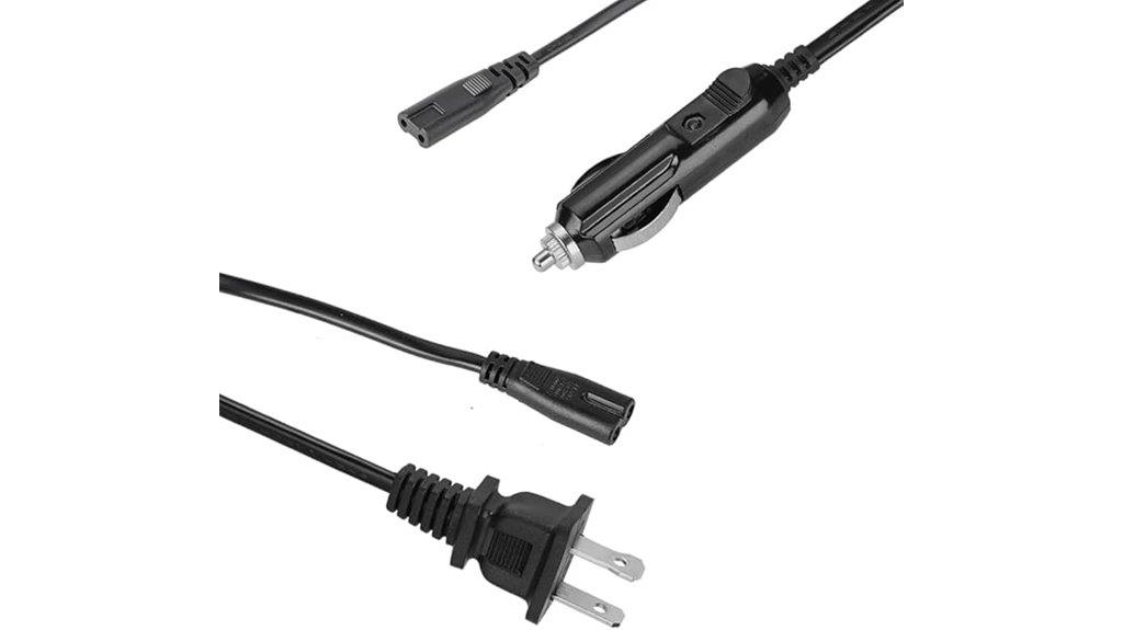 multi voltage car home power cord