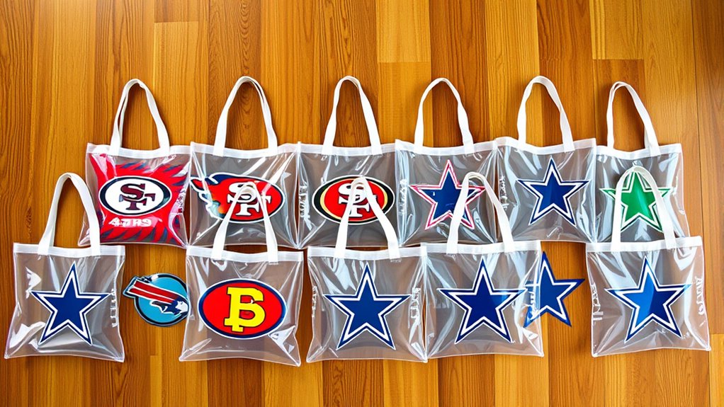 nfl logo tote bags
