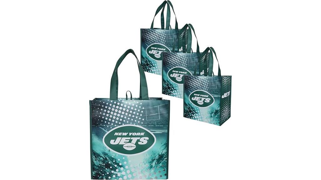 nfl team logo grocery bags