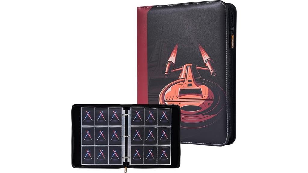 nine pocket card binder