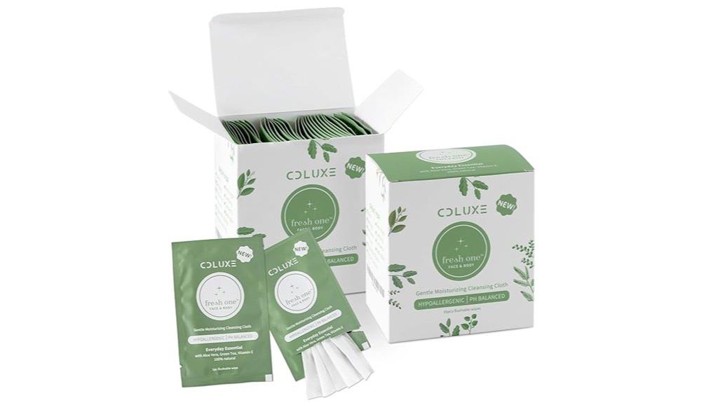 one hand body face wipes