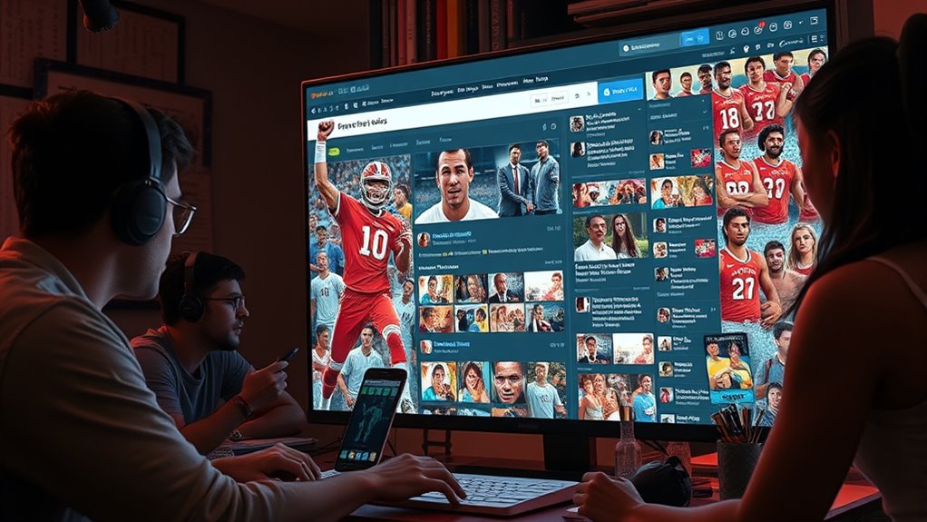 online sports fan fiction communities