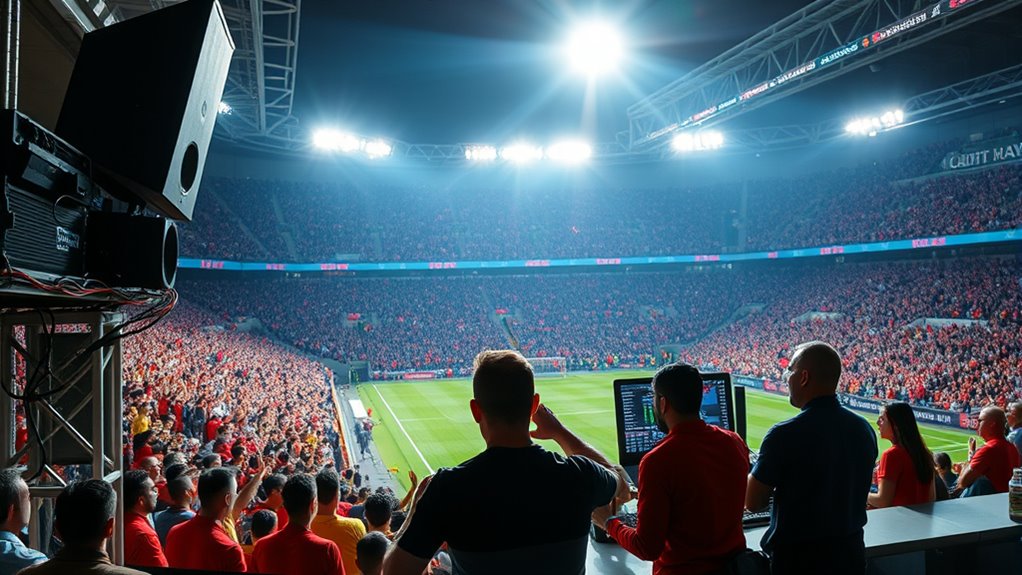 optimized stadium sound management
