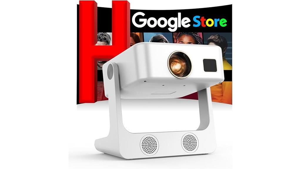 outdoor 4k wifi6 voice projector