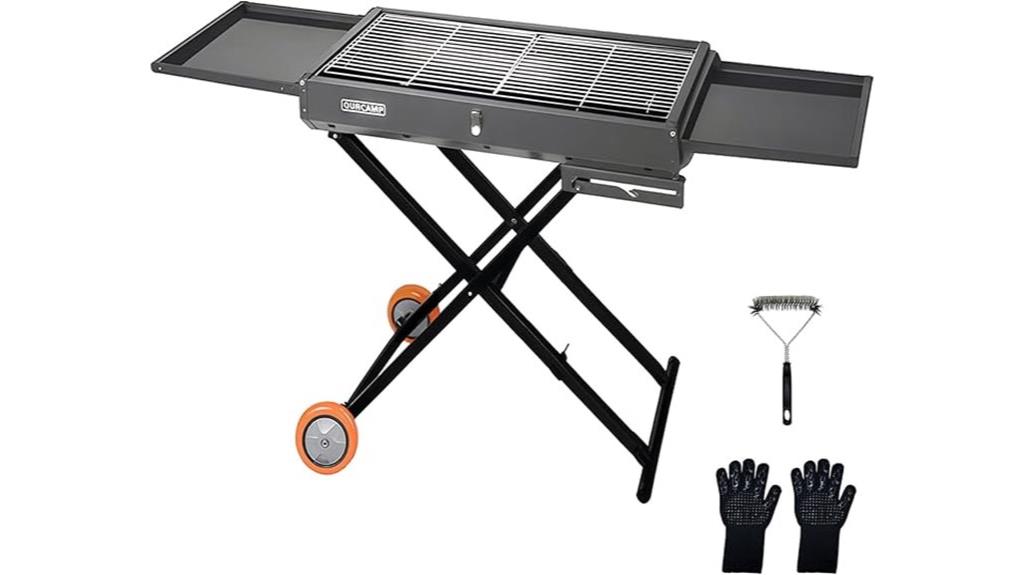 outdoor dual use grill