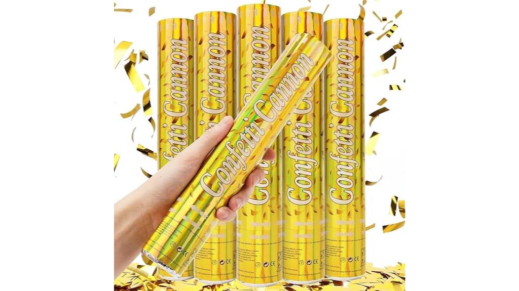 party confetti popper pack