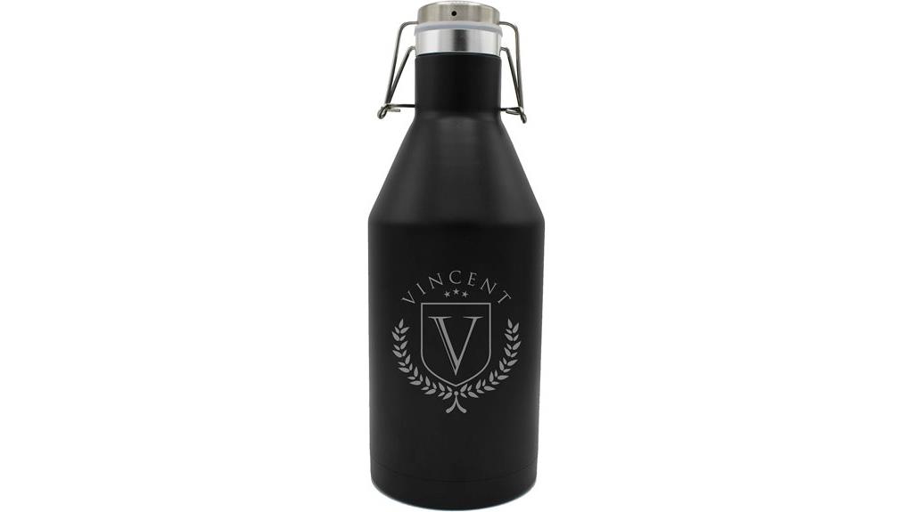 personalized 64oz growler