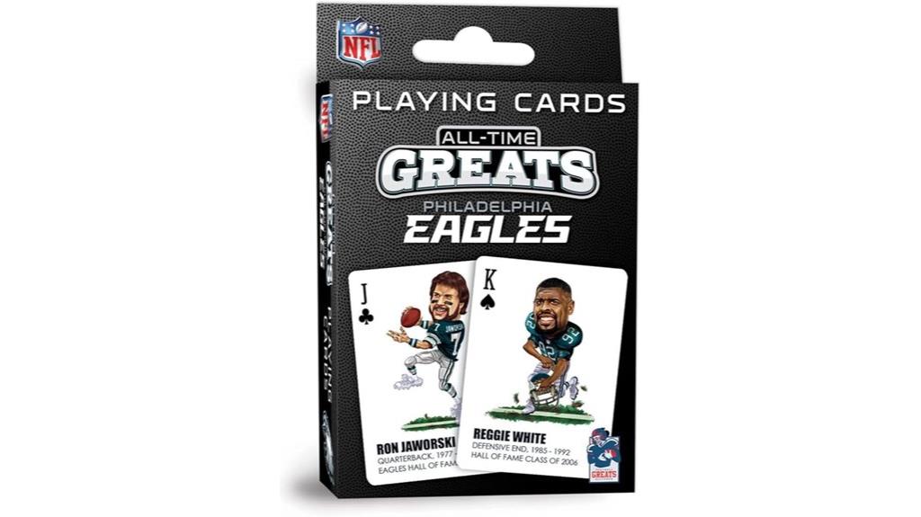 philadelphia eagles playing card set