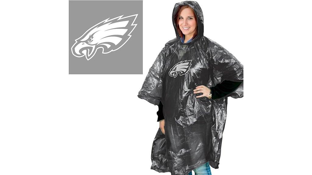 philadelphia eagles rain poncho