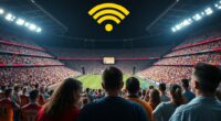 poor connectivity persists at stadiums