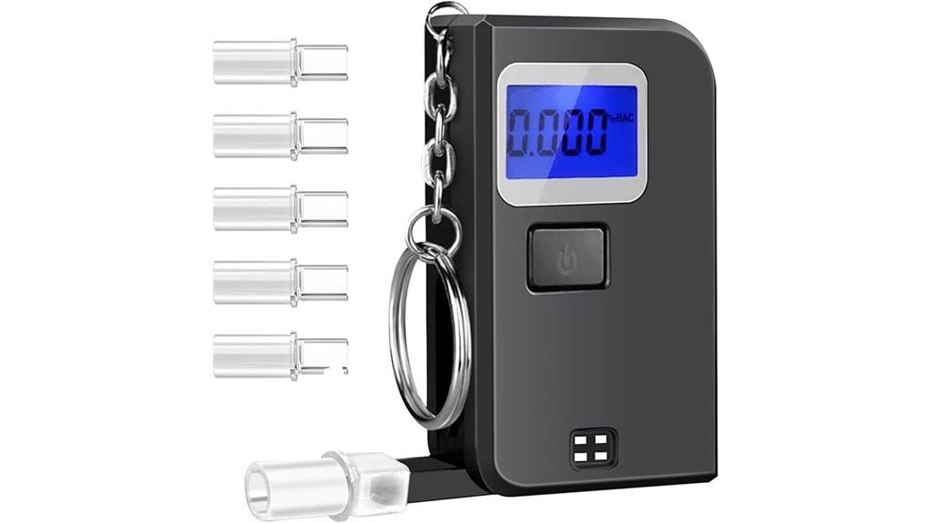portable alcohol tester device