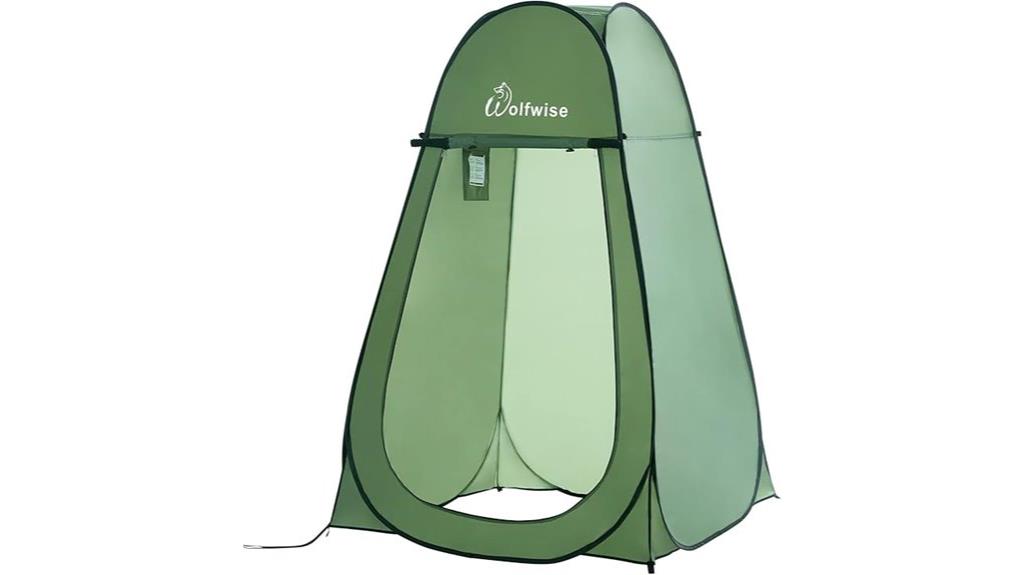 portable camping shower tent