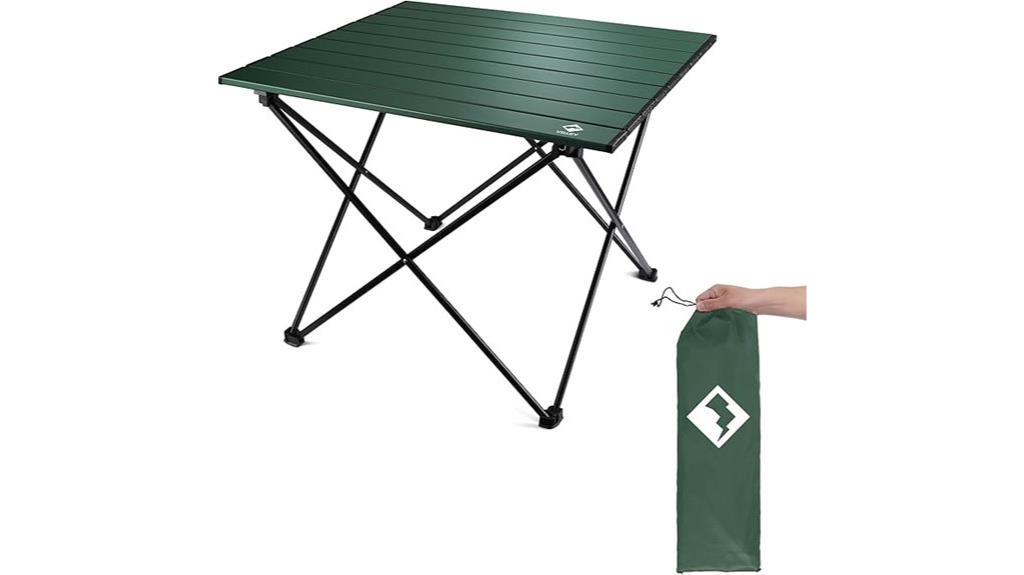 portable camping side table