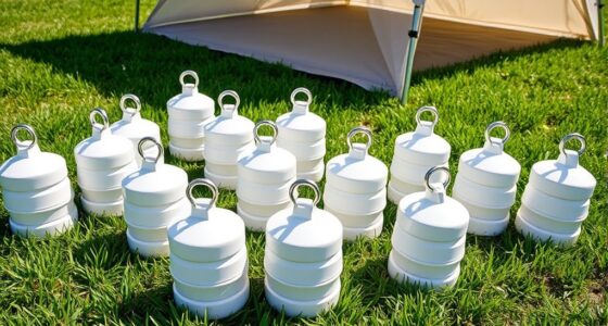 portable canopy weight options
