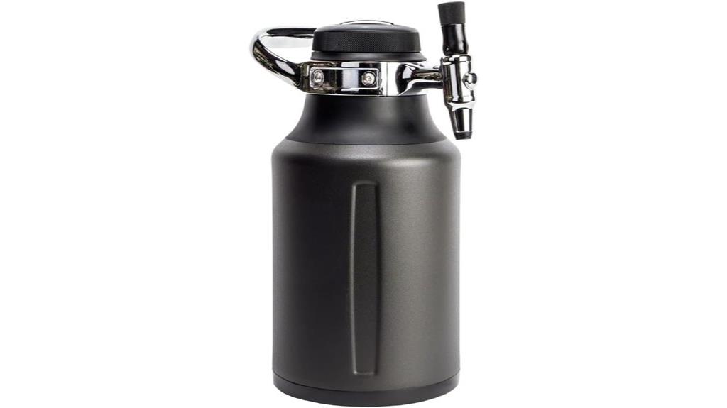 portable carbonated beverage dispenser