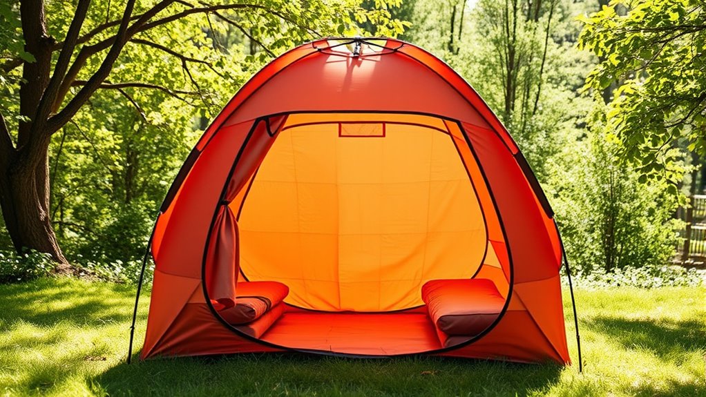 portable changing tent options