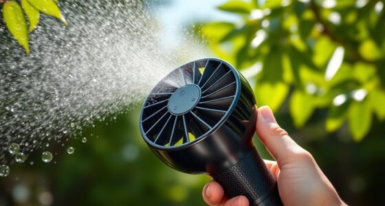 portable cooling mist fans