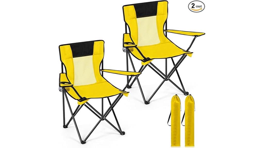 portable folding camping chair