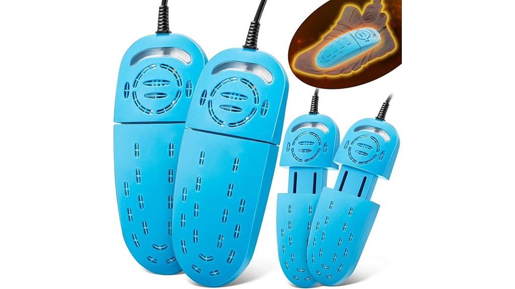 portable footwear drying device