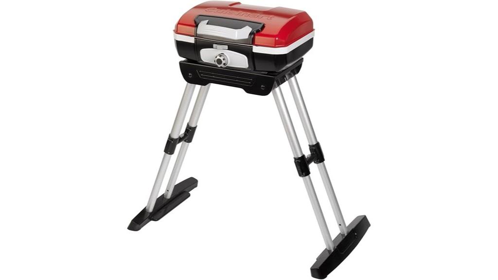 portable gas grill with stand