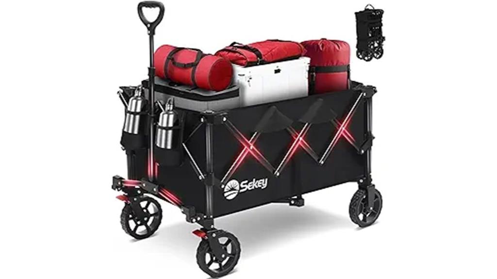 portable heavy duty collapsible wagon